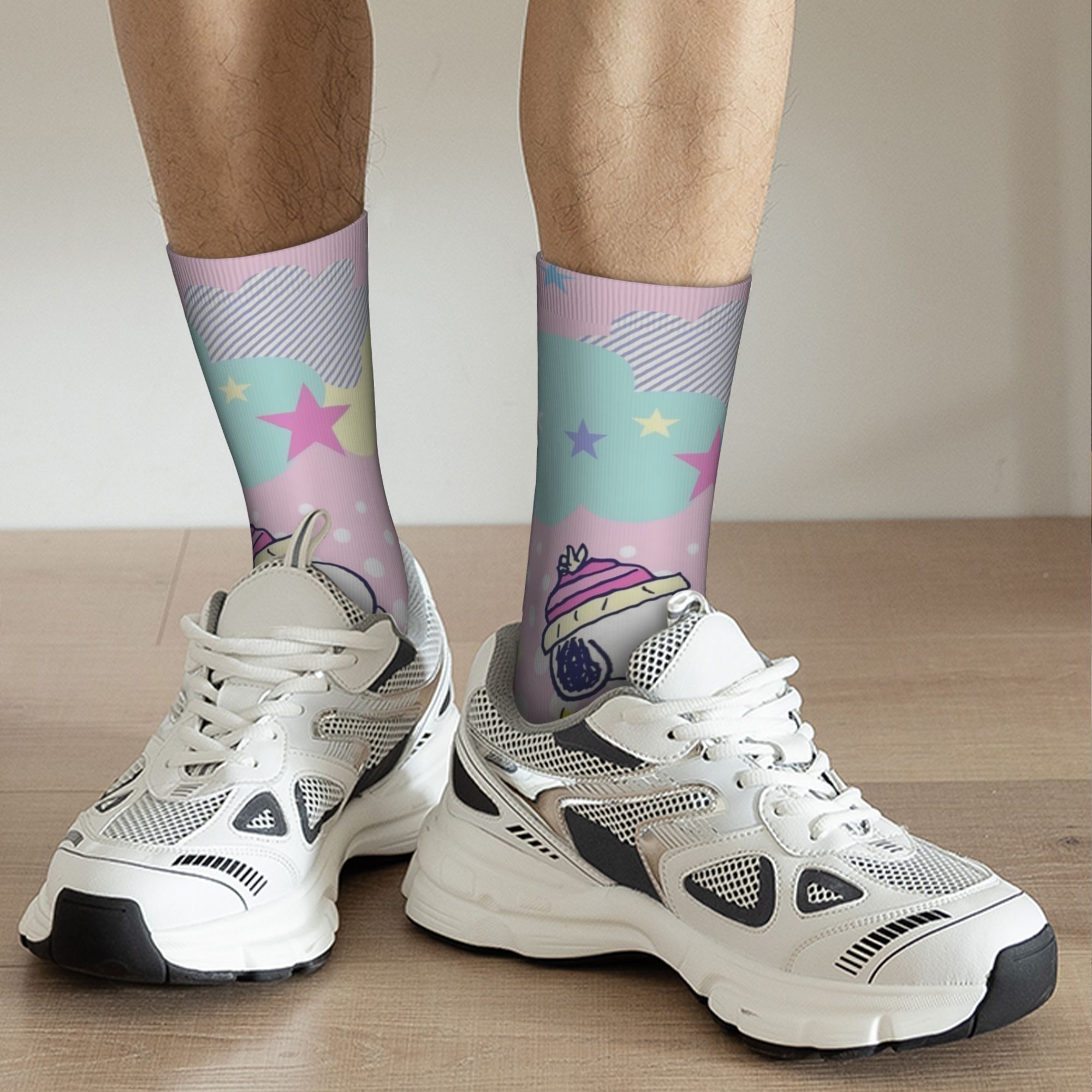Cartoon Cute S-Snoopys Socks M - Men'S Fashion Youtube 评论和价格