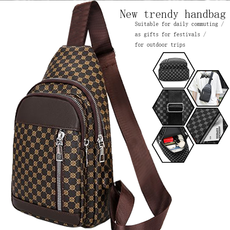 Neutral Style Functional Chest - Men'S Fashion Bag 评论和价格