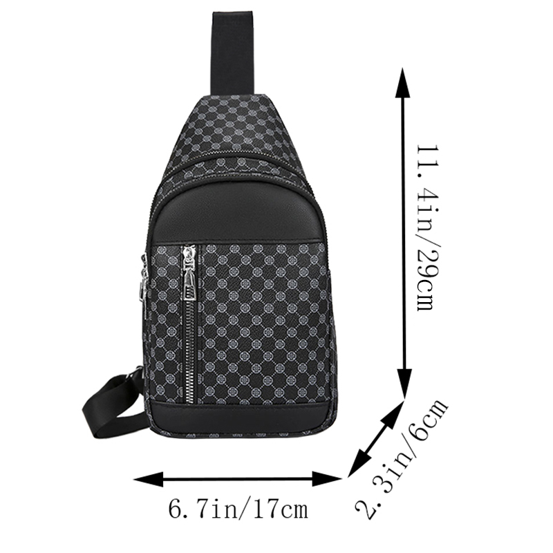 Neutral Style Functional Chest - Men'S Fashion Bag 评论和价格